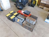 Lot 101  (10) Small Misc Tool Boxes.