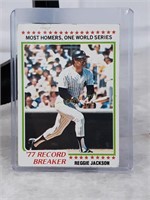 1978 Topps Baseball Card #7 - Reggie Jackson