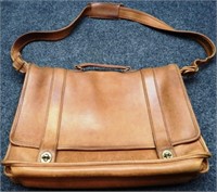 Vintage Coach Leather Briefcase Messenger Bag