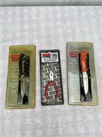 Lot of NOS Hunting Knives & Fishing Pliers