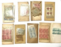 (9) Envelopes with Old Stamps