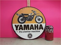 12" Metal Yamaha Sign