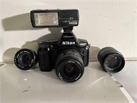 Nikon N-90 Camera & Accessories