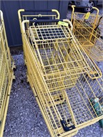 Yellow Shopping Carts lot of (2) #4
