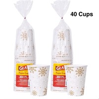 Glad Everyday Disposable Paper Cups with Holiday