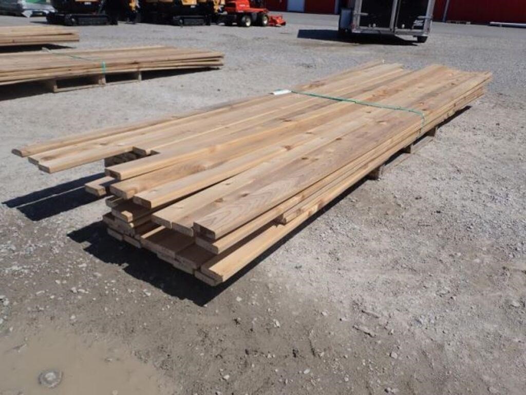 Qty Of 5/4 In. x 4 In. x 10 - 12 Ft. Low Grade