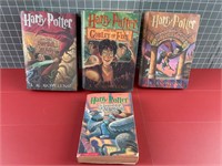 3X HARRY POTTER FIRST ED HARDCOVER W/ 1X PAPERBACK