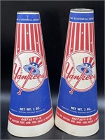 Vintage Yankees Baseball Megaphone Popcorn