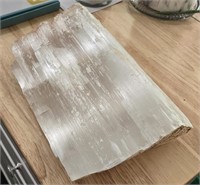 Large Moroccan Selenite Log Crystal