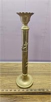Brass Candlestick- 18" Tall