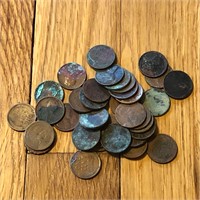 Date Unknown Lincoln Head Wheat Penny Coins