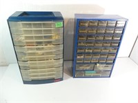 2 Organizers with Various Items