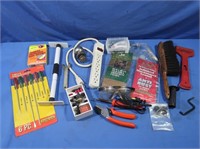 Hose Cutter, Bench Dog, Tire Valve Covers,
