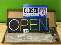 Neon Open Sign and Closed sign bundle