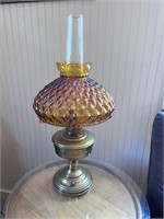 Aladdin Lamp Model 11 electrified Amber Diamond