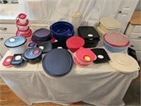 Large Assortment of Tupperware Containers