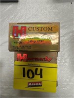 (2) BOXES OF HORNADY 10MM AUTO 180 GR XTP, 20