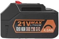 21V 4.0Ah Lithium Ion Battery (Battery Only)