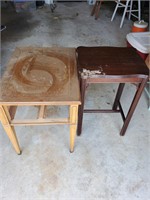 2 project pieces end tables