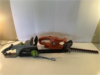 Electric Chain Saw and Trimmer