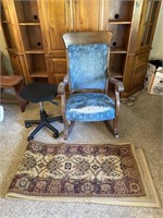 Project Rocking Chair, Runner Rug, Rolling Chair