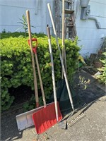 Shovels and Rakes Yard Tools