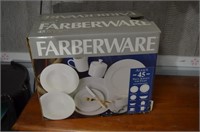 Unopened Box of Farberware Dishes