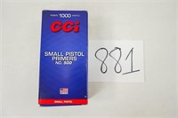 100CNT/1BRICK OF CCI NO.500 SMALL PISTOL PRIMERS