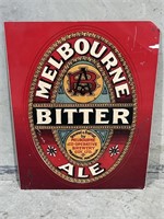 MELBOURNE BITTER ALE Decal On Tin Sign - 385 x