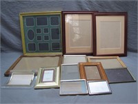 Lot of 13 Empty Picture Frames