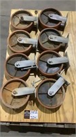 (Qty - 8) Fairbanks 8" Casters-