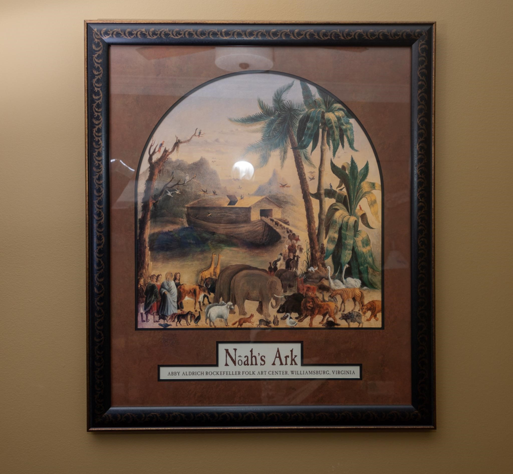 “Noah’s Ark” by Abby Aldrich framed print