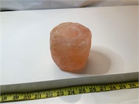 Pink Himalayan Salt Candle Holder