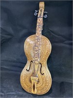 Oscar E. Hadwig Folk Art Inlaid Violin