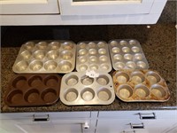 Mixed Lot Muffin Pans