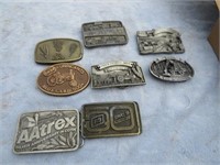 Lot of Ag Related Belt Buckles
