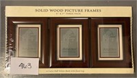 Solid wood picture frames