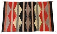 NAVAJO CRYSTAL REVIVAL WOOL RUG, 4'1" X 2'6"