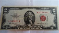 1953 Two Dollar U.S> Note Priest & Humphrey