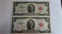 2- 1953A Two Dollar U.S. Note  Priest & Humphrey