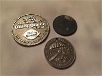 3 collector coins