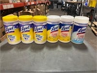 Pack of 6 Lysol Disinfecting Wipes