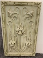 High Relief Floral Plaque