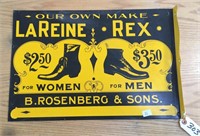 "LaReine Rex" Double-Sided Flange Sign