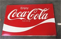 "Enjoy Coca-Cola" Metal Sign
