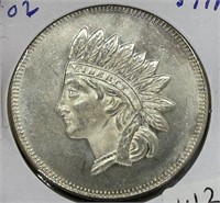 Vintage 1oz .999 Silver Round Indian Head