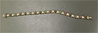 6" .925 China Ladies Stone Bracelet