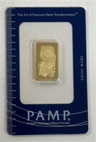 10g GOLD PAMP SUISSE BAR