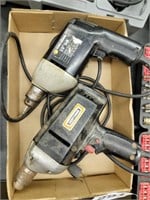 Electric drills (2) Craftsman & B&D, drills, bits&