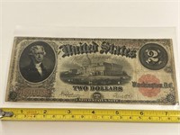 1917 two dollar bill